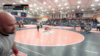 157 lbs Cons. Round 1 - Gianni Panozzo, Augustana College vs Cy Peterson, Nebraska Wesleyan University