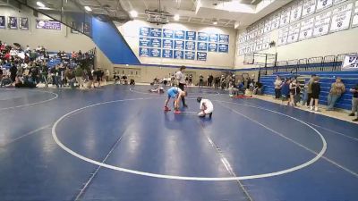 84 lbs Cons. Semi - Quinton Romano, Team Prestige Wrestling vs Burk Mecham, American Fork Cavemen