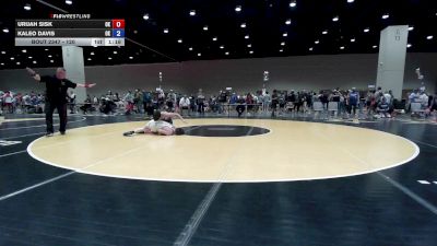 120 lbs Cons. Round 2 - Urijah Sisk, OK vs Kaleo Davis, OK
