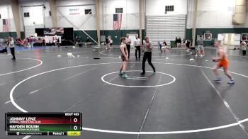 144 lbs 2nd Place Match - Hayden Roush, Shenandoah Mustangs vs Johnny Lenz, Kimball Wrestling Club