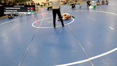 90 lbs Cons. Semi - Jace Maschmann, 2TG vs Maxton Cure, Wray Wrestling