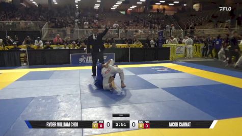 Jacob Carnat vs Ryder William Choi 2025 Pan Kids Jiu-Jitsu IBJJF Championship