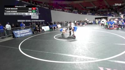 6A Boys 126 lbs Champ. Round 1 - Liam Koenig, McNary Boys vs Olin Waxler, Grant Boys
