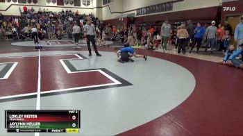 PW-2 lbs Semifinal - Jaylynn Heller, Denver Wrestling Club vs Loxley Reiter, Team Bosco