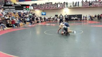 157 lbs Champ. Round 2 - Isaac Grimmer, Sandy vs James Turner, Banks