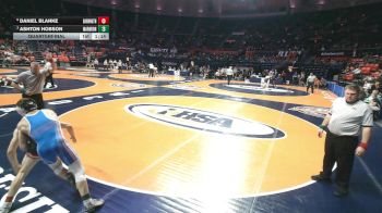 3A 150 lbs Quarterfinal - Ashton Hobson, Aurora (Marmion Academy) vs Daniel Blanke, Barrington