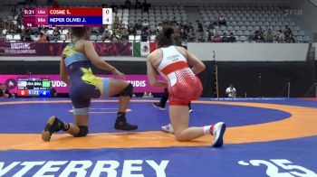 62 kg Round 2 - Savannah Cosme, USA vs Juliana Neper, BRA