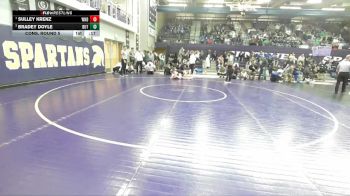 132 lbs Cons. Round 5 - Sulley Krenz, Williston vs Bradey Doyle, Butte