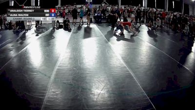 115 lbs Champ. Round 2 - AnaLeigh Tierney, Woodford Elite Wrestling Club vs Alina Walton, Orange Fire