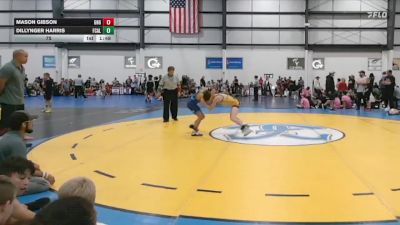 75 lbs Semis (4 Team) - Mason Gibson, GREAT NECK WRESTLING CLUB GOLD vs Dillynger Harris, FCA LYNCHBURG