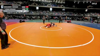 6A 165 lbs Quarterfinal - Logan Soileau, Langham Creek vs Devaughn L`Herisse, Converse Judson