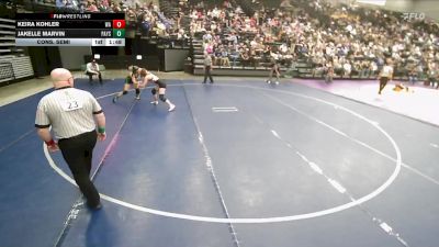 5A 135 lbs Cons. Semi - Jakelle Marvin, Payson vs Keira Kohler, Wasatch