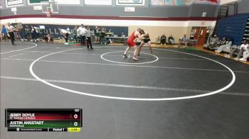 157 lbs Round 4 - Jerry Doyle, St. Thomas Catholic vs Justin Angstadt, Huntsville