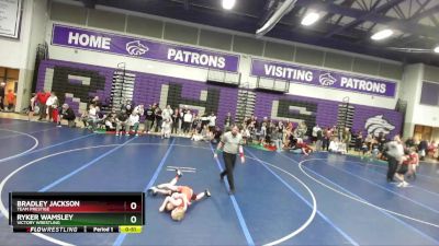 58 lbs Cons. Semi - Bradley Jackson, Team Prestige vs Ryker Wamsley, Victory Wrestling