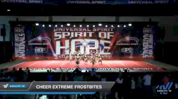 Cheer Extreme Frostbites [2021 Youth Small 2 Day 2] 2021 Universal Spirit: Spirit of Hope National Championship