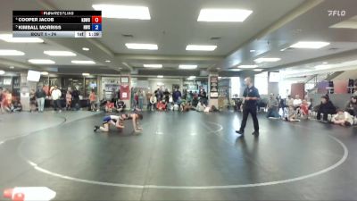 74 lbs Quarterfinal - Kimball Morriss, Hawk Wrestling Club vs Cooper Jacob, Kimberly Bulldog Wrestling Club