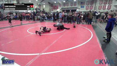 55 lbs Semifinal - Achilles Davie, Salina Wrestling Club vs Aksel Davis, Tahlequah Wrestling Club