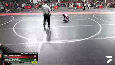 91 lbs Champ. Round 1 - Johnny Guillen, Askren Wrestling Academy vs William Barganz, BYA