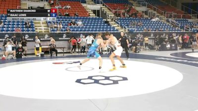 144 lbs Champ. Rd Of 128 - Matthew Diamond, New York vs Isaac Lowe, Florida