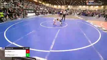 43 lbs Round Of 16 - Henrik Olson, Salem Elite Mat Club vs Preston O'Gorman, Nebraska Elite