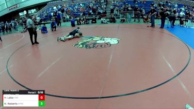 14U Boys - 110 lbs Cons. Round 3 - Nolan Roberts, All-Phase Wrestling Club vs Hunter Lebo, The Stable Wrestling