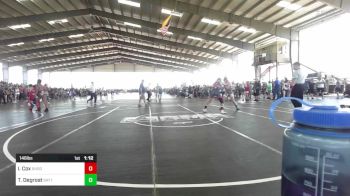 146 lbs Semifinal - Izak Cox, Shootbox vs Titus Degroat, Battle Boys