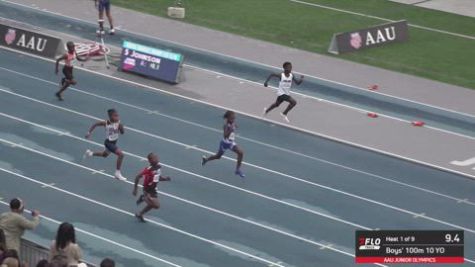2026 AAU Junior Olympic Games - Youth Boys' 100m, Prelims 1 - Age 10