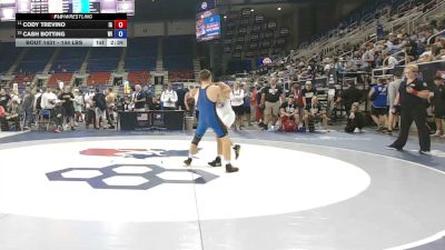 144 lbs Champ. Rd Of 32 - Cody Trevino, Iowa vs Cash Botting, Wisconsin