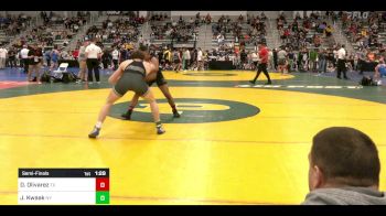 145 lbs Semifinal - Dorian Olivarez, TX vs Jason Kwaak, NY