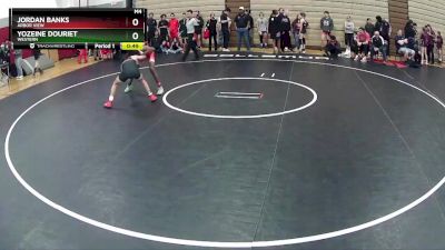 120 lbs Cons. Round 3 - Jordan Banks, Arbor View vs Yozeine Douriet, Western