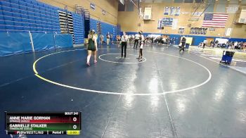 125lbs Champ. Round 2 - Anne Marie Gorman, Sprague (Girls) vs Gabrielle Stalker, Timberline (Girls)