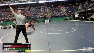 1A 215 lbs Quarterfinal - Taj Gabriel, Thomasville vs Tristan Alkire, East Wilkes