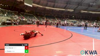 64 lbs Consi Of 8 #2 - Micholas Von Quenaudon-Sevier, Standfast vs Locklyn Evans, Hilldale Youth Wrestling Club