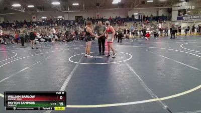 155 lbs Cons. Round 3 - James Kosza, Wellington Wrestling Club vs Tim Hubert, Massa Wrestling Club