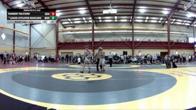 132 lbs Cons. Round 4 - Tanner Telford, Corner Canyon vs Lukas Littleton Mascaro, Malvern Prep