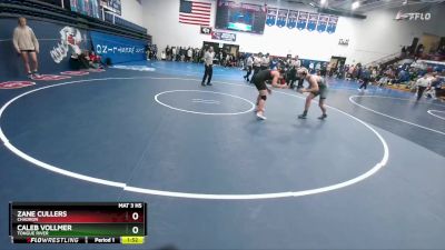 165 lbs Quarterfinal - Zane Cullers, Chadron vs Caleb Vollmer, Tongue River