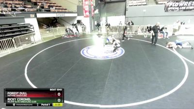 87 lbs Champ. Round 2 - Ricky Coronel, Inland Elite Wrestling Club vs Forest Dull, MatTime Wrestling