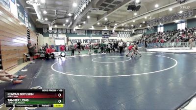 106 lbs Quarterfinal - Rowan Boylson, Great Oak vs Tanner Long, Temecula Valley