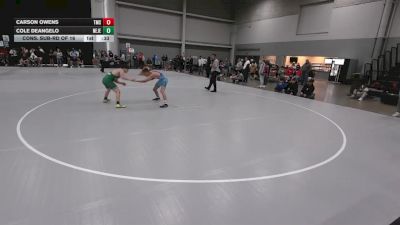 132 lbs Cons. Sub-rd Of 16 - Carson Owens, Team Missouri Select vs Cole DeAngelo, New Jersey