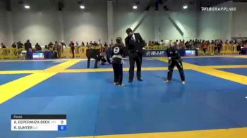 ASHLYNN ESPERANZA BECKER vs RYLEIGH GUNTER 2021 American National IBJJF Jiu-Jitsu Championship