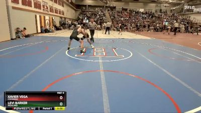 106 lbs Cons. Round 4 - Levi Barker, Highland vs Xavier Vega, Coconino