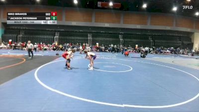 144 lbs Champ. Round 3 - Niko Birakos, Oakdale vs Jackson Peterman, Harrisburg