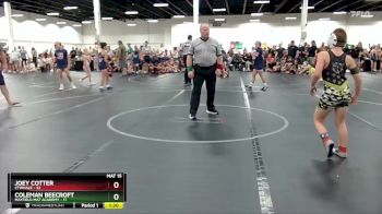 84 lbs Round 3 (6 Team) - Joey Cotter, CTWHALE vs Coleman Beecroft, Mayfield Mat Academy
