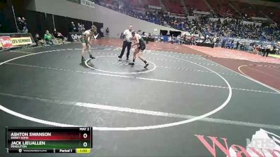 4A-152 lbs Cons. Round 3 - Jack Lieuallen, Pendleton vs Ashton Swanson, Sweet Home