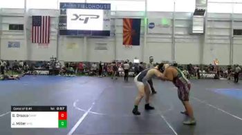 220 lbs Consolation - Gerardo Orozco, Compound Wrestling vs Jeff Miller, Wyoming Seminary