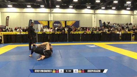 Joseph Blazuk vs Jeffrey Lynn Crabtree II 2024 World IBJJF Jiu-Jitsu No-Gi Championship