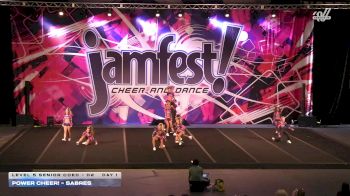 Power Cheer! - Sabres [2025 L5 Senior Coed - D2 Day 1] 2025 JAMfest Jacksonville Classic