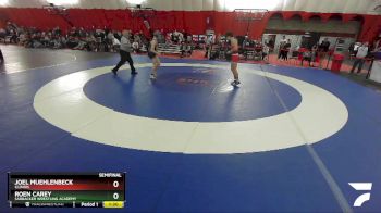 126 lbs Semifinal - Roen Carey, Sarbacker Wrestling Academy vs Joel Muehlenbeck, Illinois