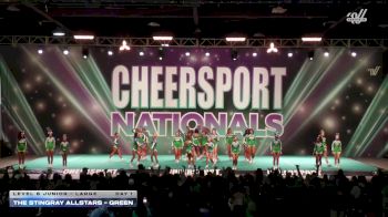 The Stingray Allstars - Marietta - Green [2026 L6 Junior - Large Day 1] 2026 CHEERSPORT National All Star Cheerleading Championship