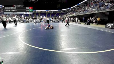 75 lbs Consy 5 - Josiah Verilla, Tyrone vs Carter Temple, Seneca Valley